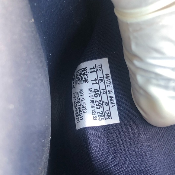 adidas Adilette Men's Cushioned Cloudfoam Plus Comfort Slides Black Sz 11 - Picture 9 of 10